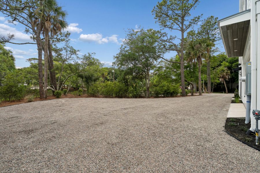 Exterior details and patio area of a home in , Folly Beach (Image 45).