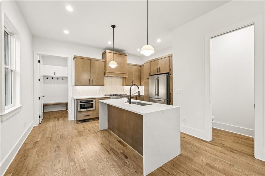 Furnished interior view inside a new home in , Decatur (Image 16).
