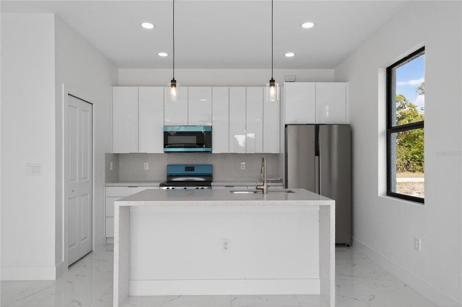 Furnished interior view inside a new home in , Rotonda West (Image 9).