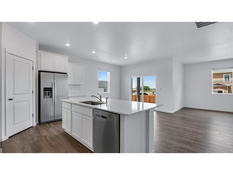 Furnished interior view inside a new home in Vista Meadows, Fort Lupton (Image 5).