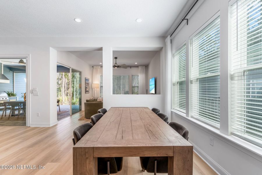 Furnished interior view inside a new home in Palm Crest at Seabrook, Ponte Vedra (Image 15). Furnished interior view inside a new home in Palm Crest at Seabrook, Ponte Vedra (Image 15).
