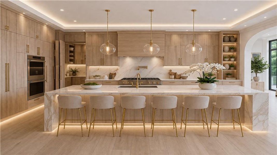 Furnished interior view inside a new home in , Alpharetta (Image 6).