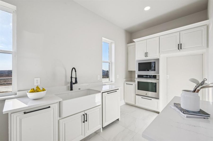 Furnished interior view inside a new home in , Aledo (Image 30).