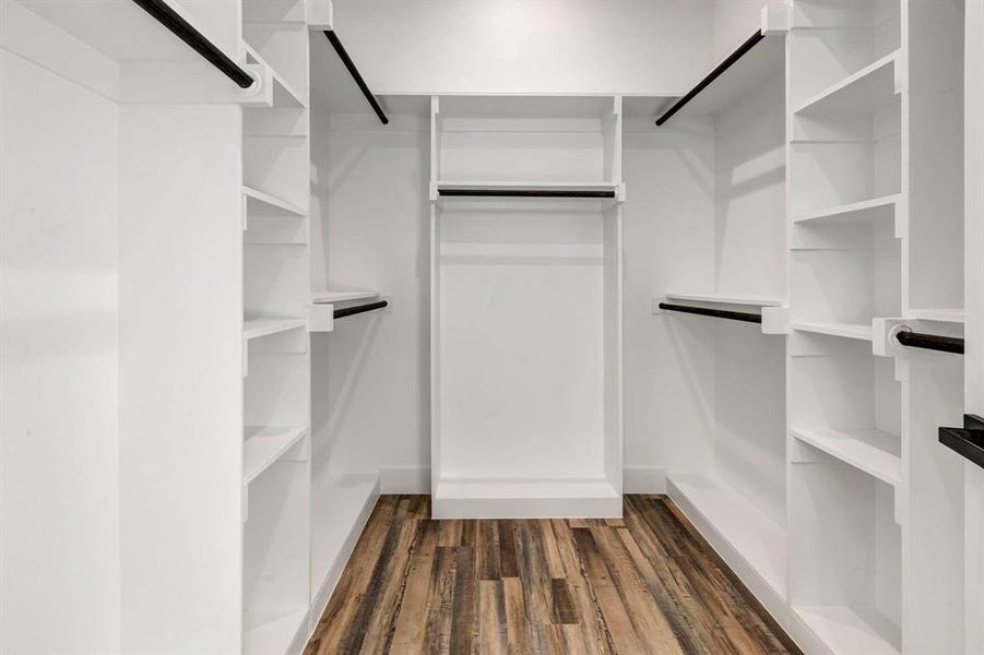 Large Walk-in Closet in Primary!