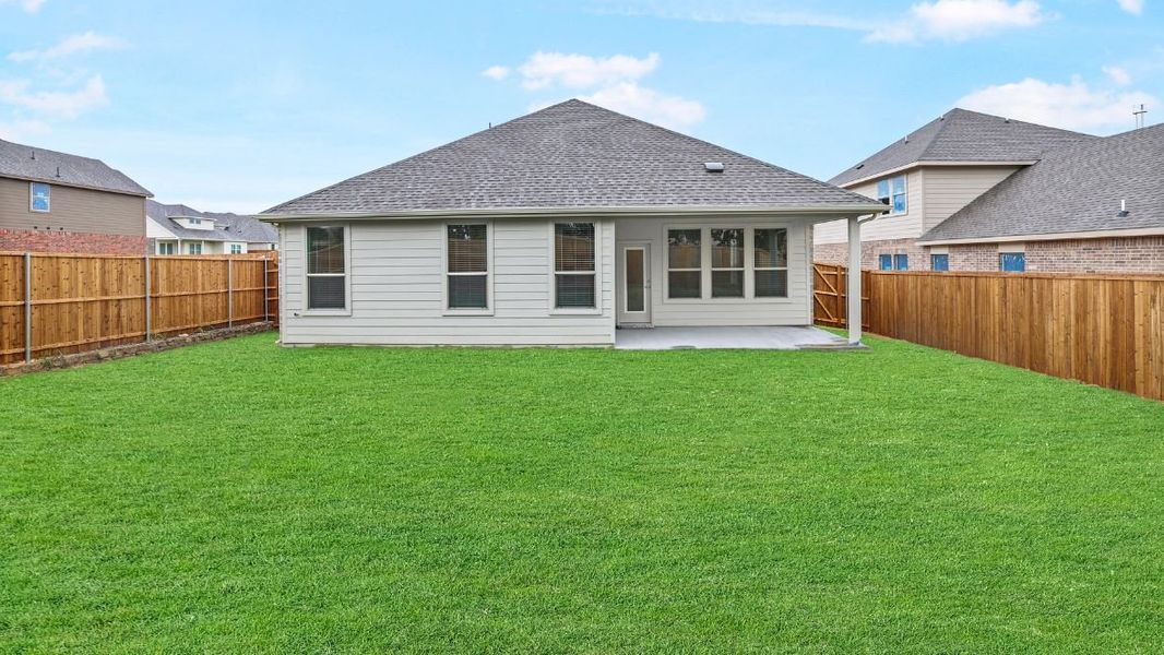 Representative exterior photo of a completed home built from the Durango by D.R. Horton in The Landing at Hidden Lakes, McKinney, TX (Image 19). Representative exterior photo of a completed home built from the Durango by D.R. Horton in The Landing at Hidden Lakes, McKinney, TX (Image 19).