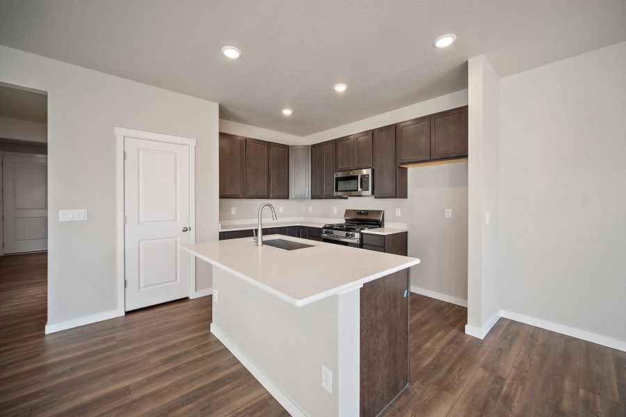 Furnished interior view inside a new home in The Glen, Colorado Springs (Image 7).