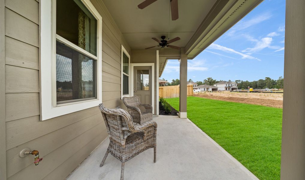 Covered patio