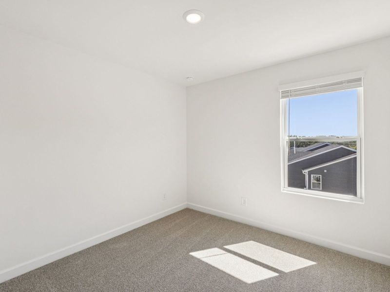 Spacious, unfurnished interior of a new home in Meadows at Wilson Farms - The Heights Series, Fort Mill (Image 15). Spacious, unfurnished interior of a new home in Meadows at Wilson Farms - The Heights Series, Fort Mill (Image 15).