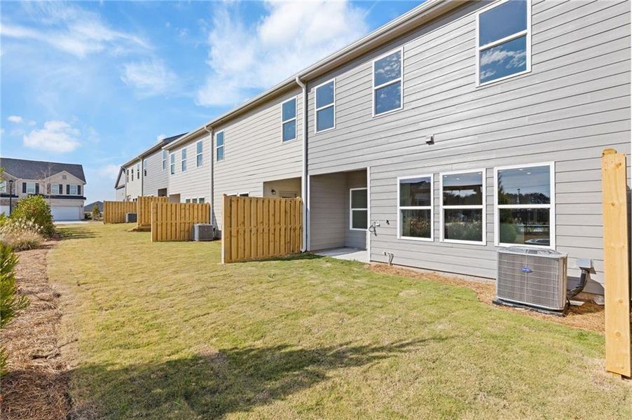 Exterior details and patio area of a home in , Dacula (Image 2).