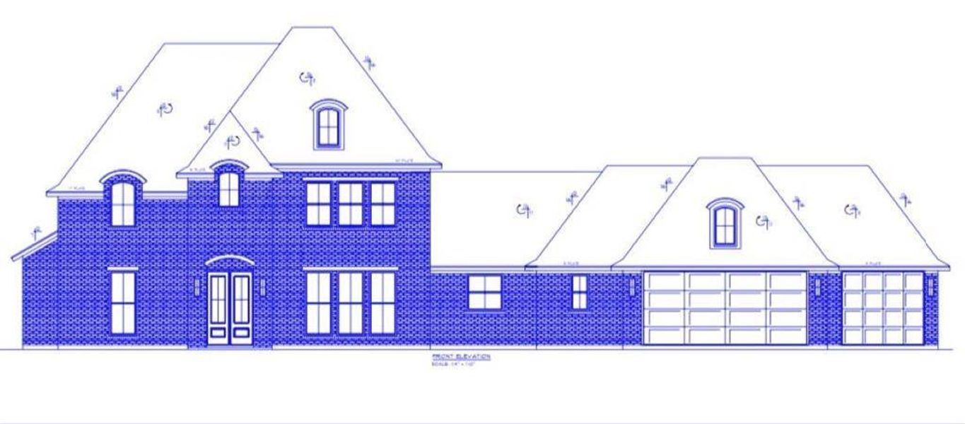 Exterior rendering of this home design in , Lumberton, TX (Image 3).