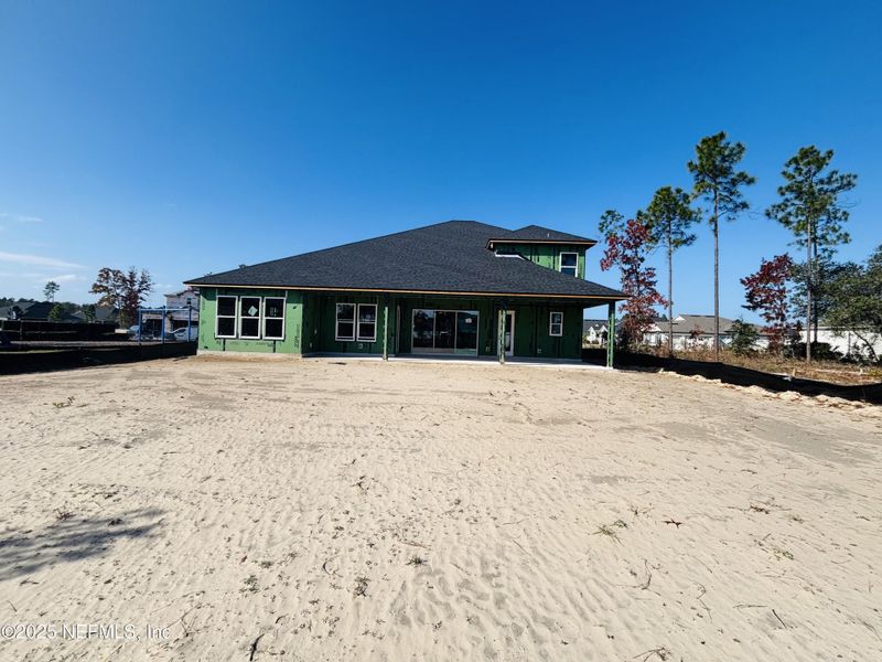 Exterior details and patio area of a home in , St. Augustine (Image 2). Exterior details and patio area of a home in , St. Augustine (Image 2).