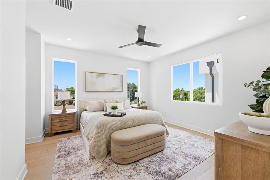 Furnished interior view inside a new home in , Tampa (Image 9).