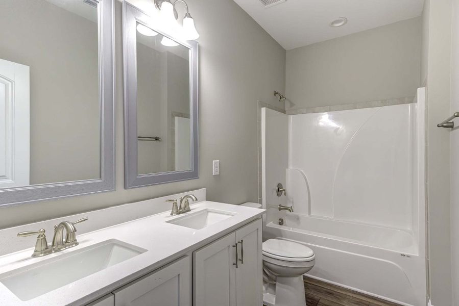 Representative furnished interior of a home built from the Dogwood by Caviness & Cates Communities in Maggie Way, Wendell (Image 111).