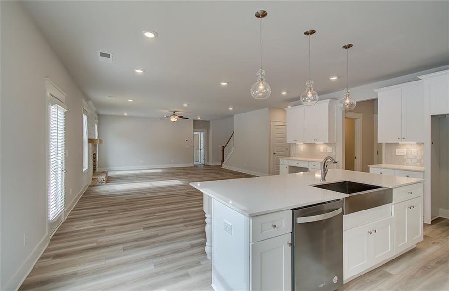 Furnished interior view inside a new home in Saddleridge, Senoia (Image 14).