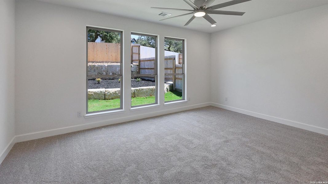 Spacious, unfurnished interior of a new home in The Ranches at Creekside, Boerne (Image 29). Spacious, unfurnished interior of a new home in The Ranches at Creekside, Boerne (Image 29).