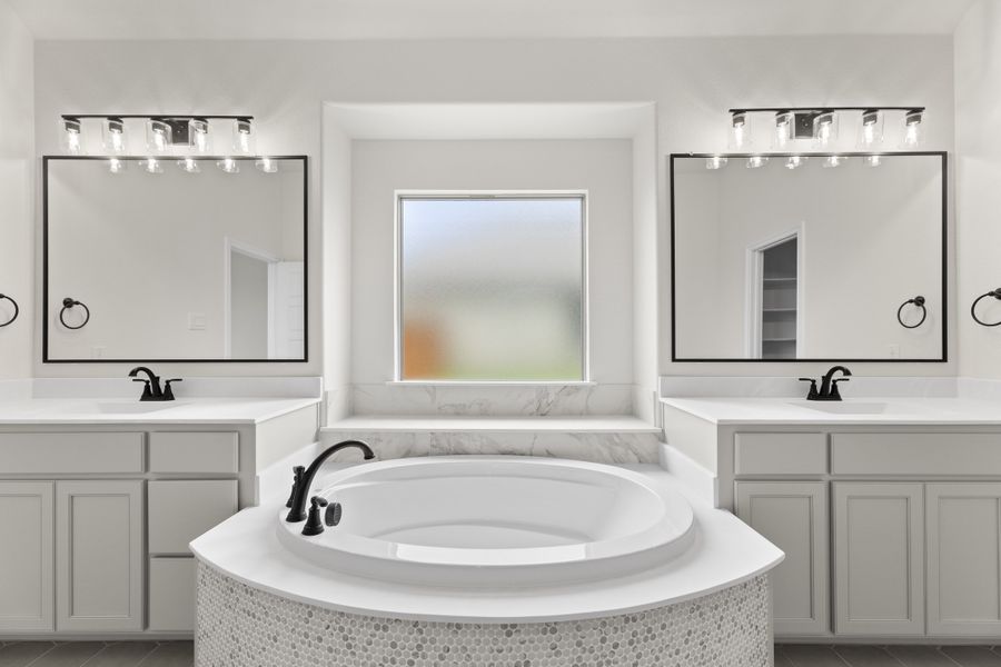 Furnished interior view inside a new home in Lovers Landing, Forney (Image 9). Furnished interior view inside a new home in Lovers Landing, Forney (Image 9).