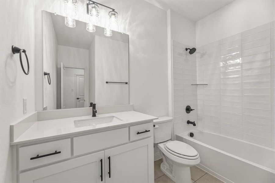 Furnished interior view inside a new home in , Lewisville (Image 12).