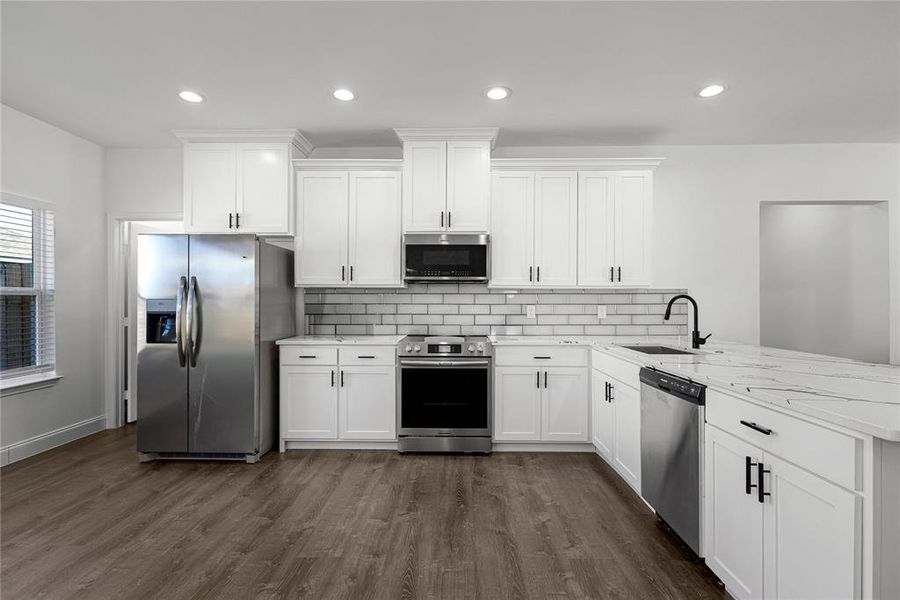 Furnished interior view inside a new home in , Greenville (Image 12).