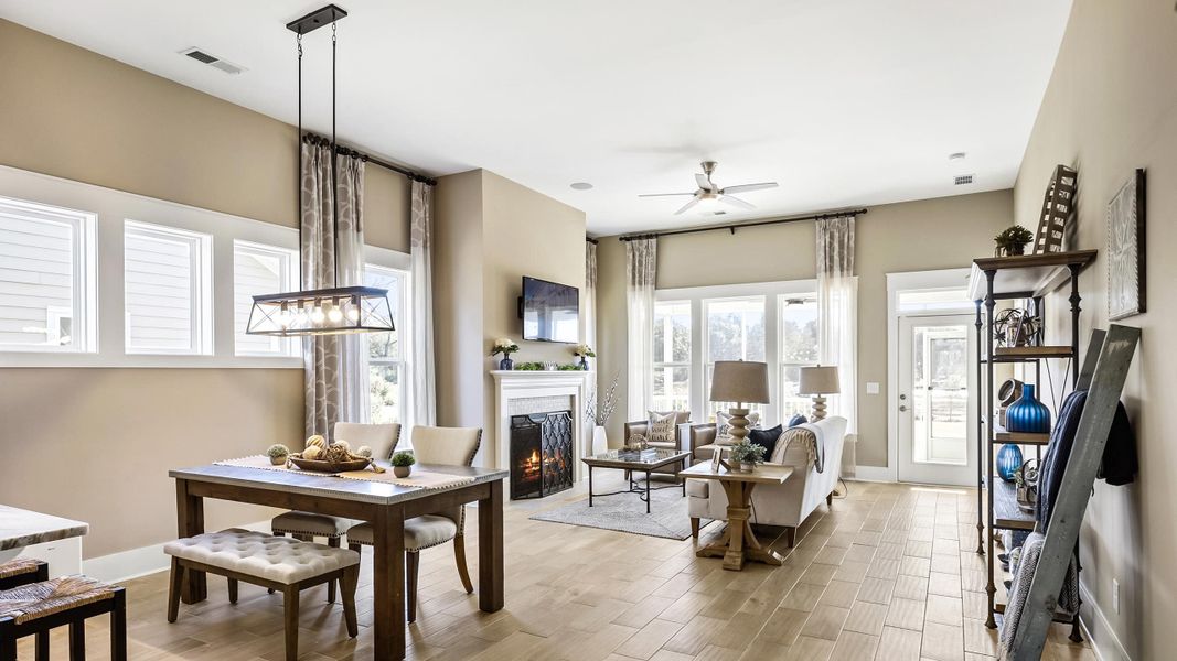 Dining Area into Great Room
