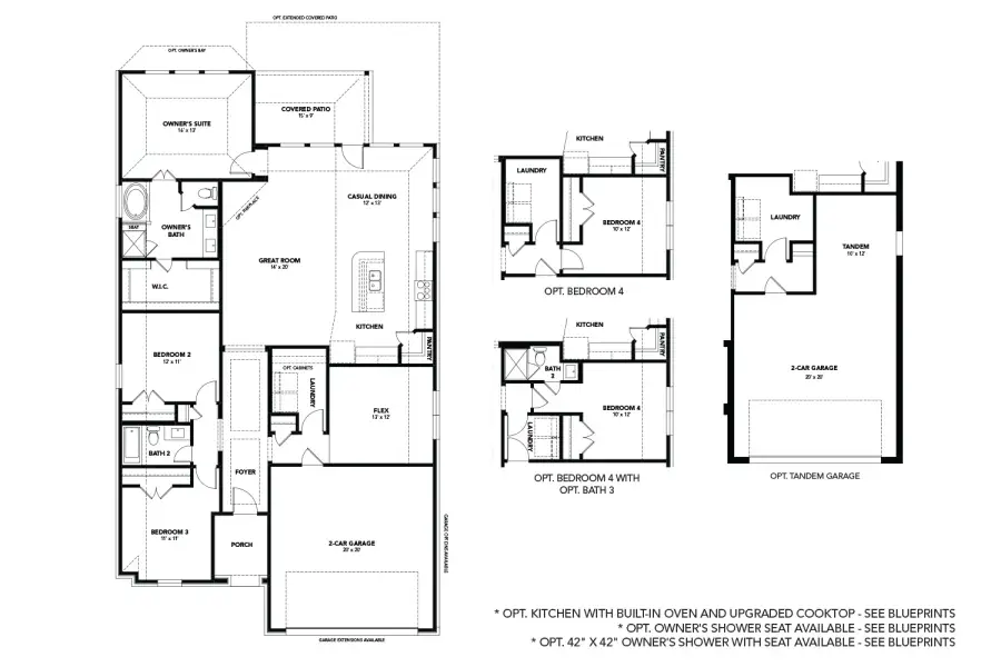 2D floor plan layout of this home in Westland Ranch, League City, TX (Image 1). 2D floor plan layout of this home in Westland Ranch, League City, TX (Image 1).