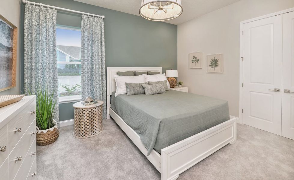 Furnished interior view inside a new home in Middlebourne, St. Johns (Image 18). Furnished interior view inside a new home in Middlebourne, St. Johns (Image 18).