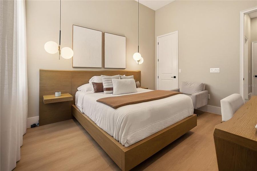 Furnished interior view inside a new home in Avalon Ridge, Winter Garden (Image 43).