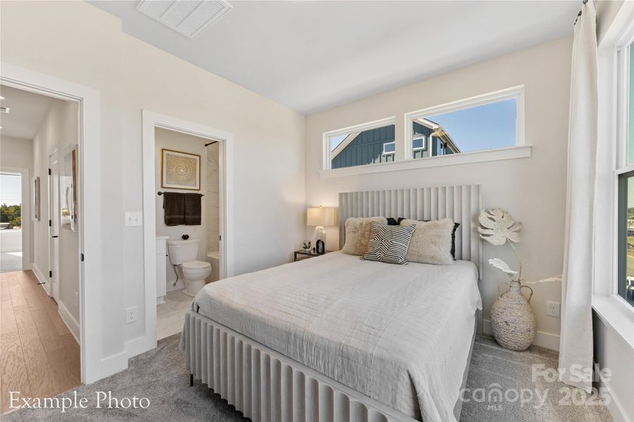 Furnished interior view inside a new home in , Charlotte (Image 25).