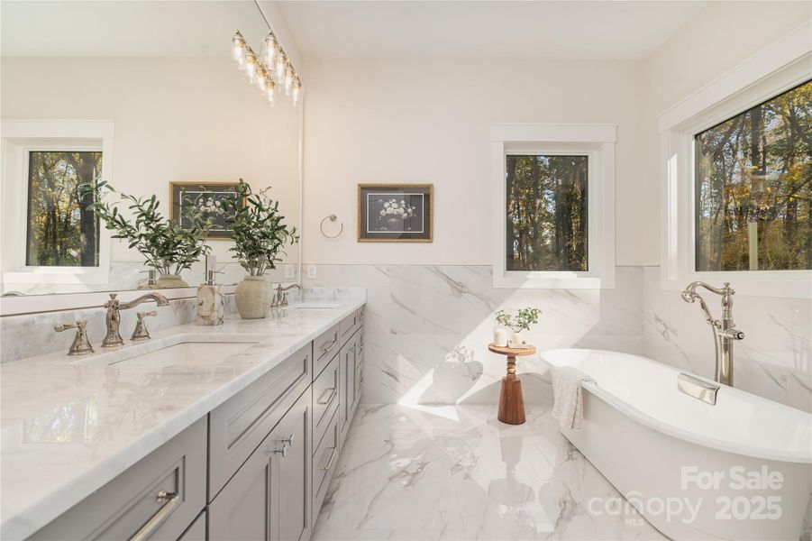 Furnished interior view inside a new home in , Charlotte (Image 16).