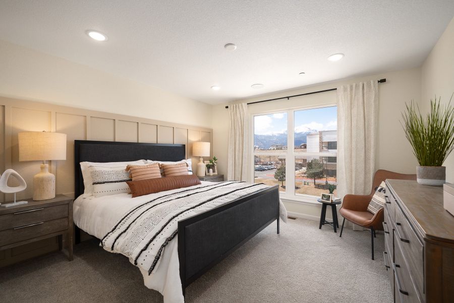 Representative furnished interior of a home built from the Oliver by Lokal Homes in The Commons at Victory Ridge, Colorado Springs (Image 12).
