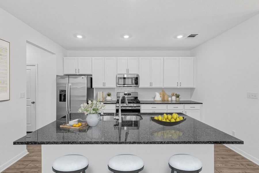 Furnished interior view inside a new home in Sunfield, Buda (Image 5).