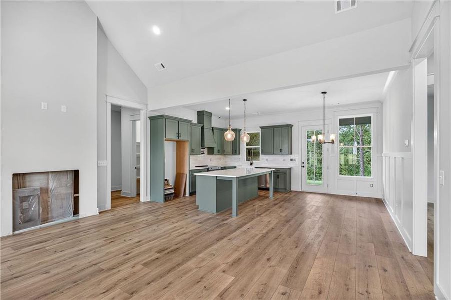 Furnished interior view inside a new home in , Dallas (Image 7).