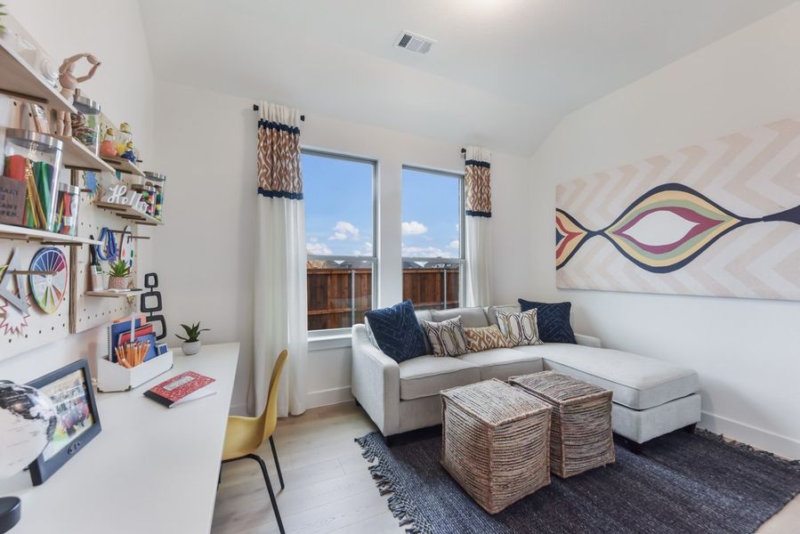 Furnished interior view inside a new home in Westside Preserve, Midlothian (Image 21).