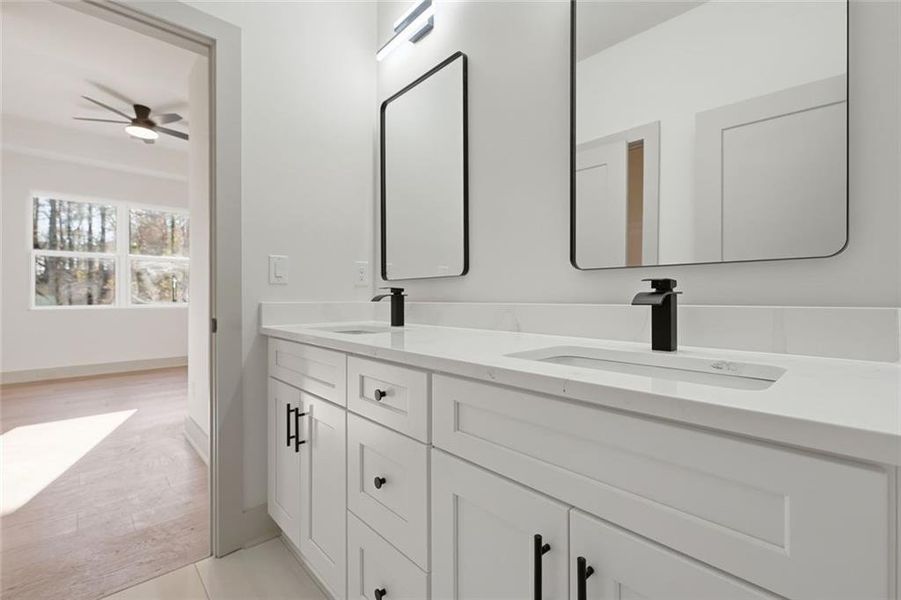 Furnished interior view inside a new home in , Sugar Hill (Image 11).