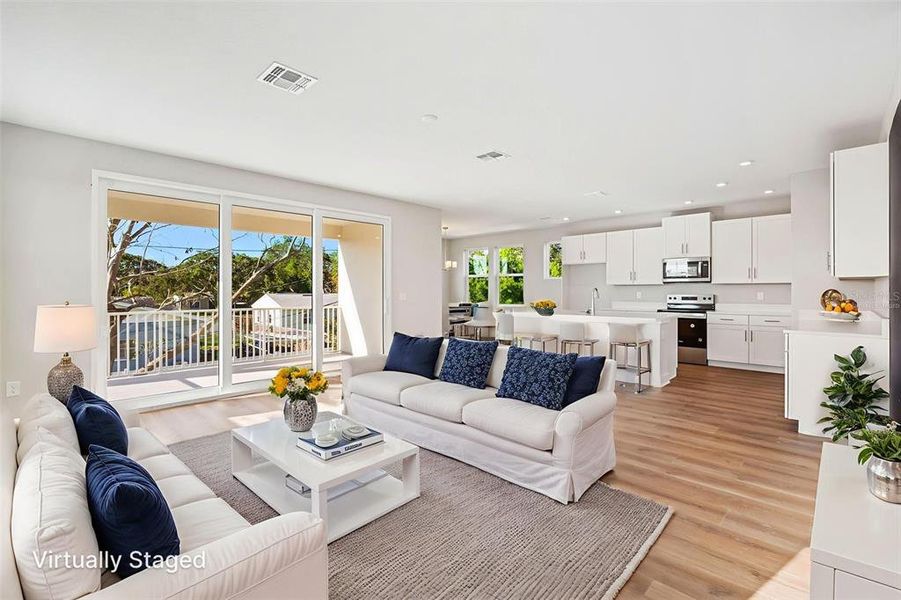 Furnished interior view inside a new home in , St. Petersburg (Image 11).