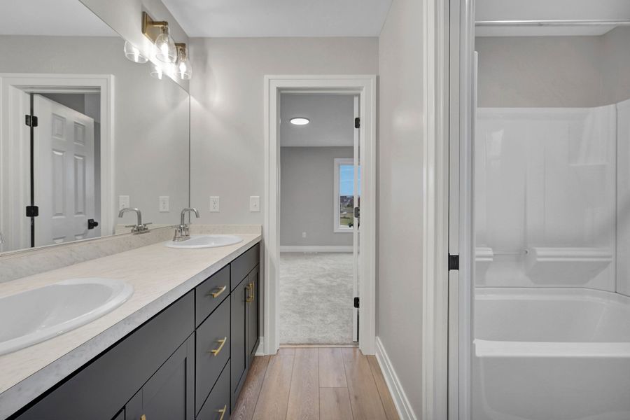Furnished interior view inside a new home in Cannon Woods, Clarence (Image 13).