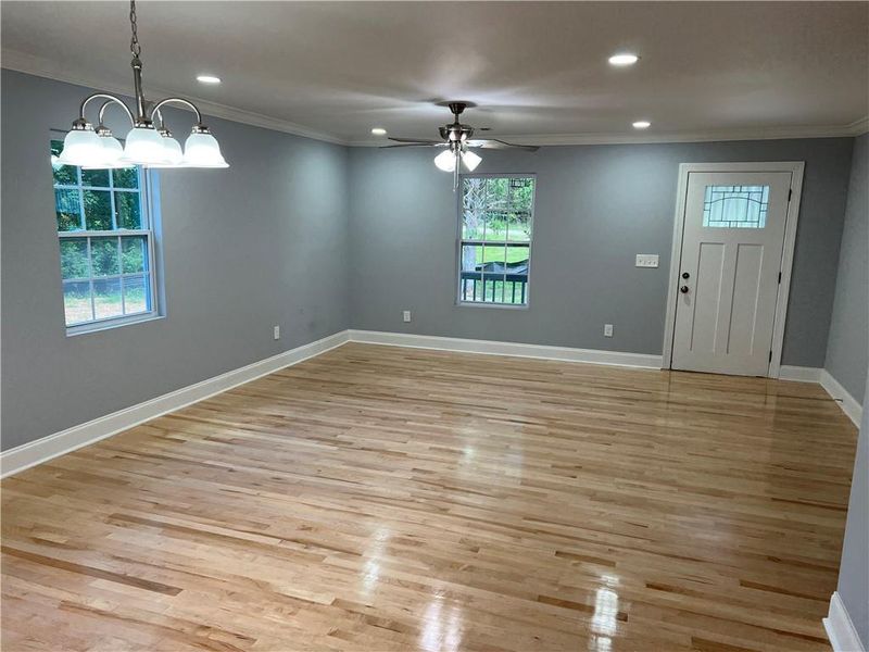 Spacious, unfurnished interior of a new home in , Hiram (Image 17).