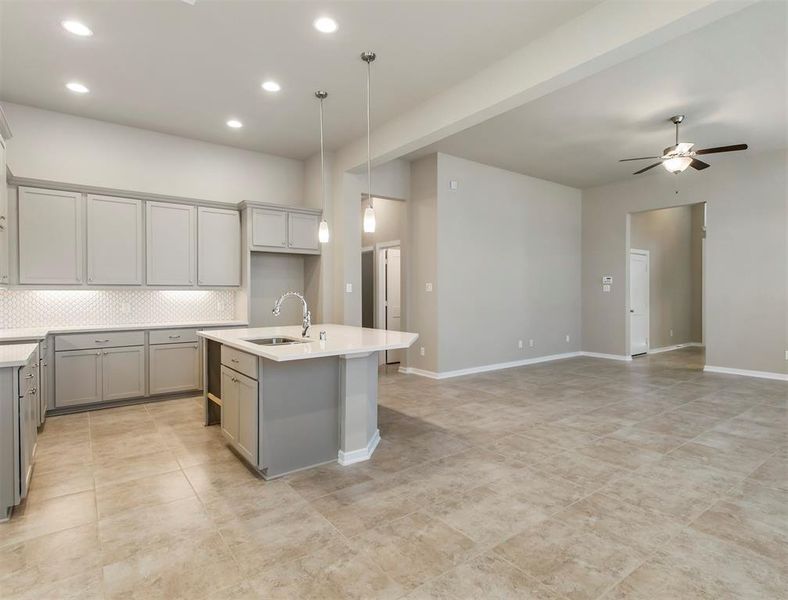 Furnished interior view inside a new home in Wood Leaf Reserve, Tomball (Image 10).