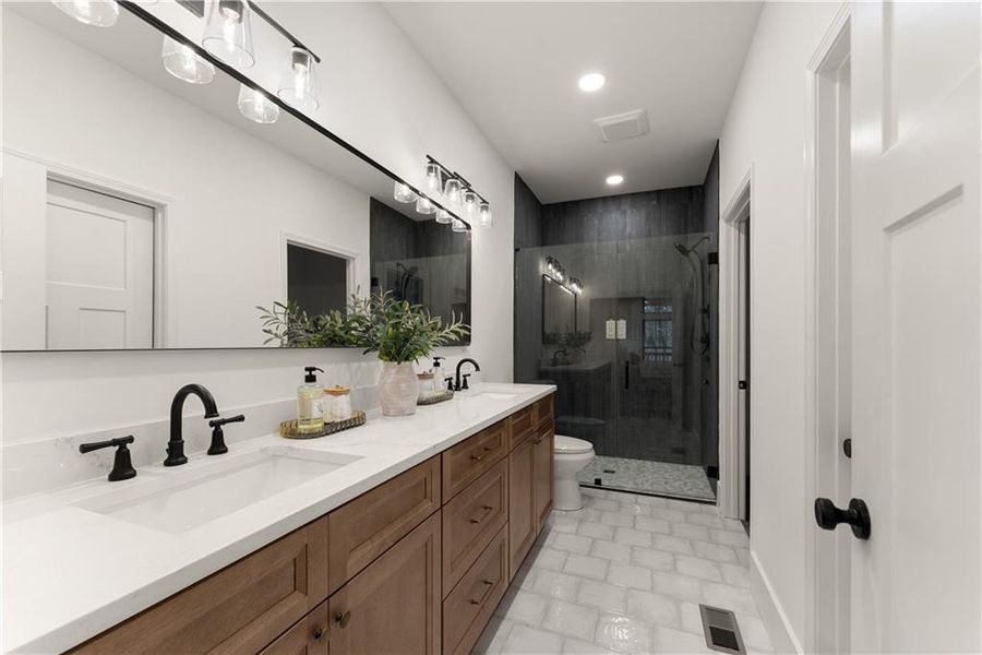 Furnished interior view inside a new home in , Dawsonville (Image 11).