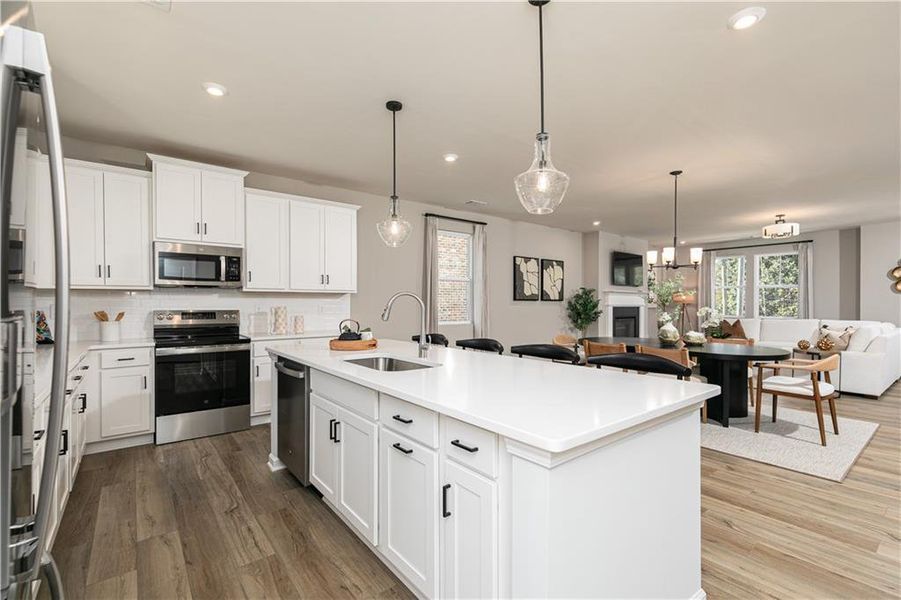 Furnished interior view inside a new home in Darlington, Loganville (Image 24).