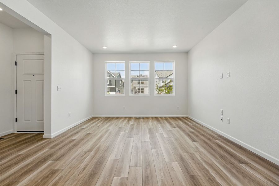 Spacious, unfurnished interior of a new home in Farmlore, Brighton (Image 19). Spacious, unfurnished interior of a new home in Farmlore, Brighton (Image 19).