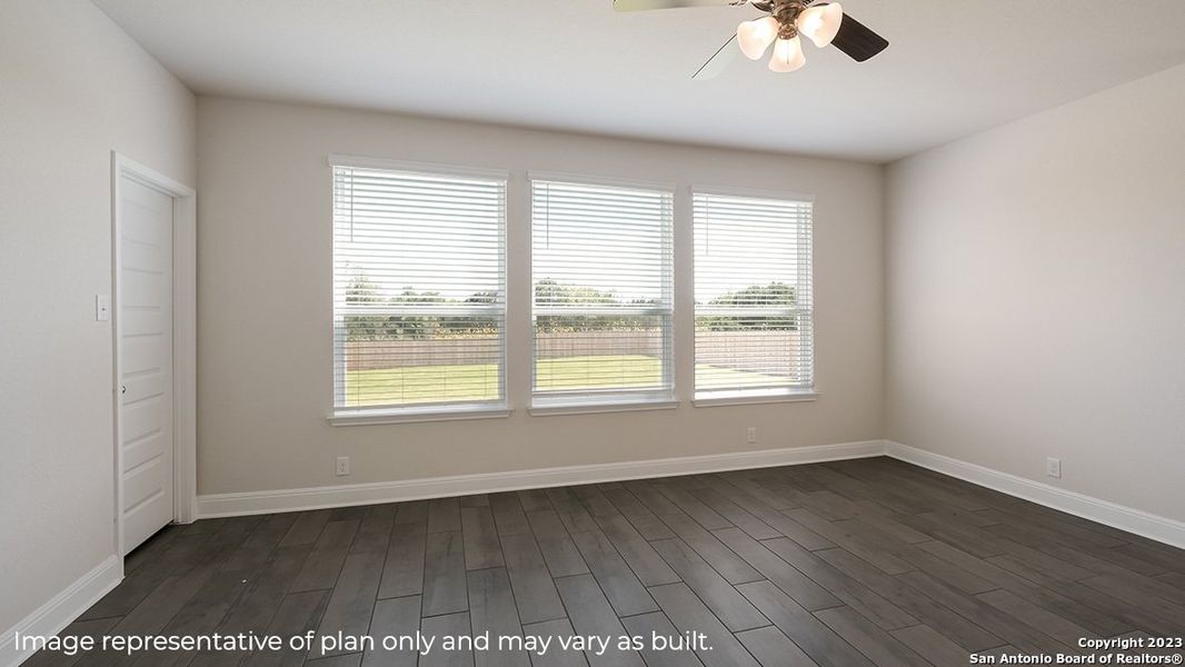 Spacious, unfurnished interior of a new home in Riverstone at Westpointe, San Antonio (Image 17).