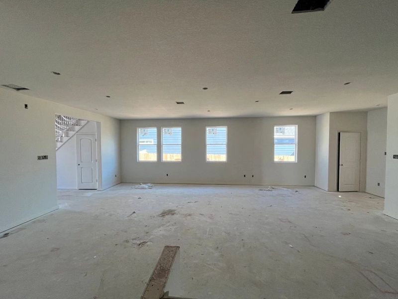 In-progress construction of a new home in Lariat, Liberty Hill, TX (Image 9).