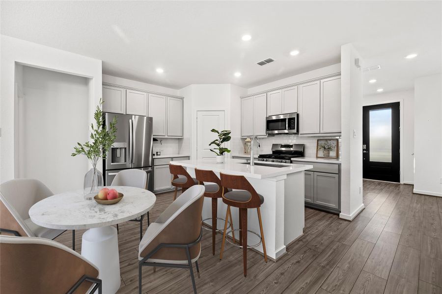 Furnished interior view inside a new home in Avalon at Cypress 40s, Cypress (Image 7).