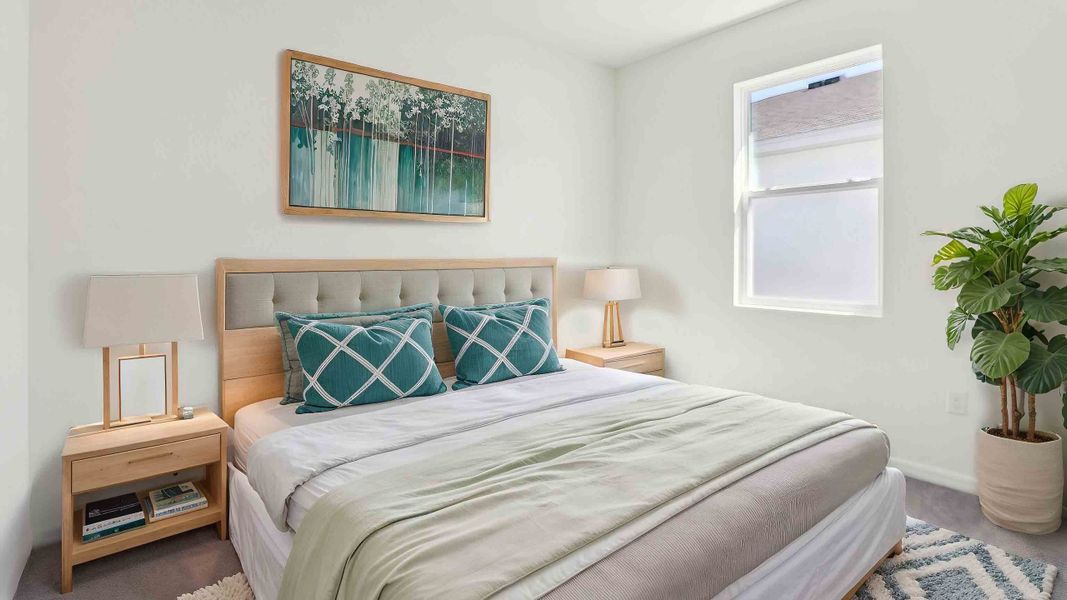 Representative furnished interior of a home built from the Laurel by D.R. Horton in Ocala Preserve, Ocala (Image 5).