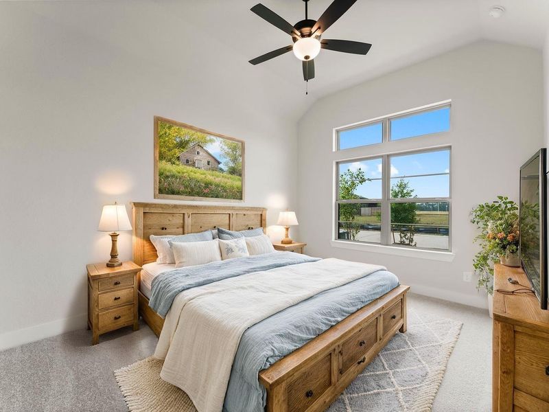 Furnished interior view inside a new home in Fulshear Lakes Gardens, Fulshear (Image 7).