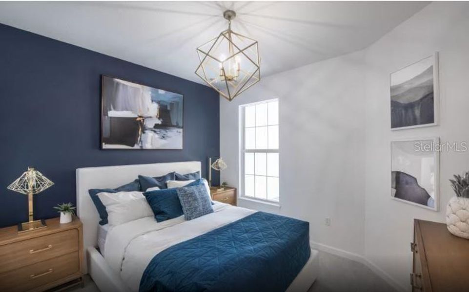 Furnished interior view inside a new home in Shores at Stillwater, Englewood (Image 5).