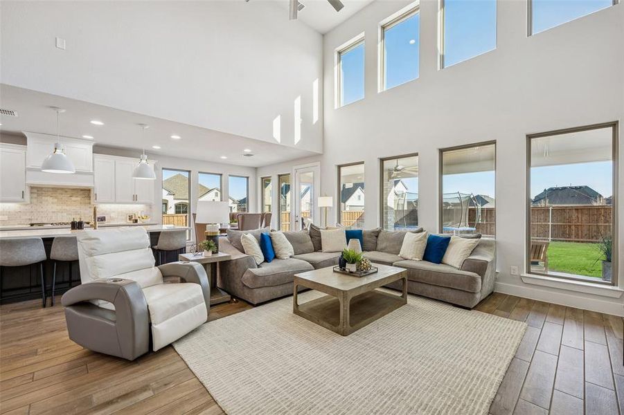 Furnished interior view inside a new home in , McKinney (Image 27). Furnished interior view inside a new home in , McKinney (Image 27).