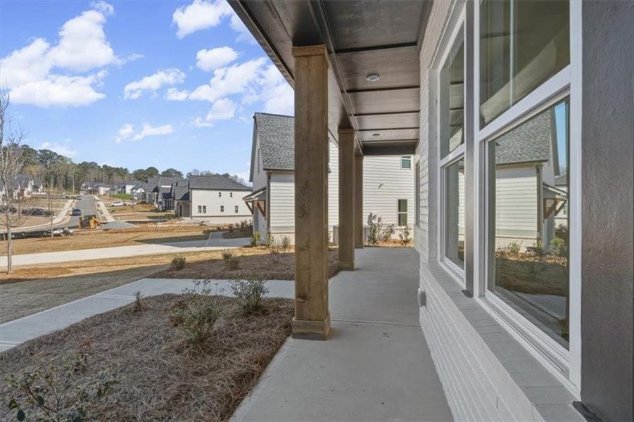 Exterior details and patio area of a home in , Woodstock (Image 24).