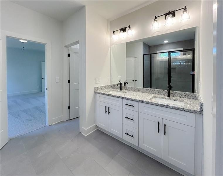 Furnished interior view inside a new home in , Cartersville (Image 13).