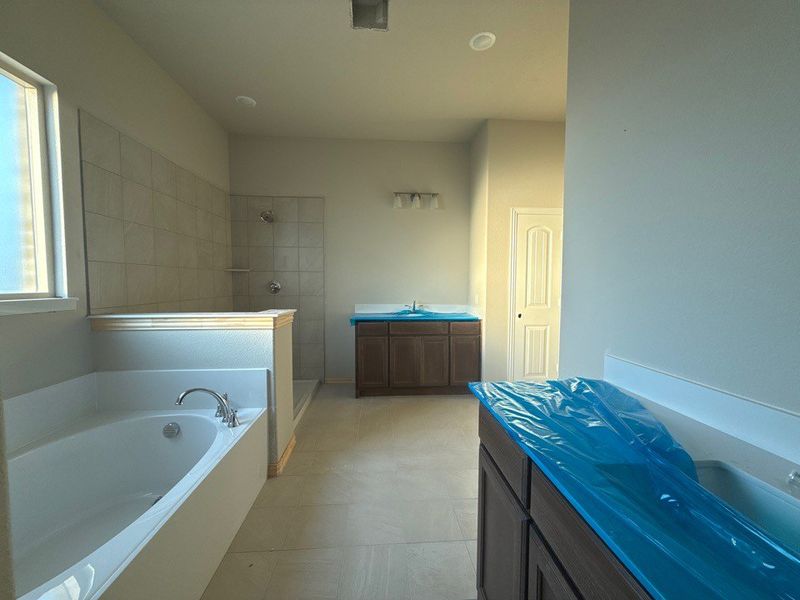 In-progress construction of a new home in Clear Sky Addition, Valley View, TX (Image 6).